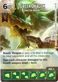 Green Dragon - Master Dragon (12) - Dice Masters Single