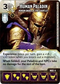 Human Paladin - Minion Order of the Gauntlet (16) - Dice Masters Single