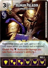 Human Paladin - Apprentice Harper (17) - Dice Masters Single
