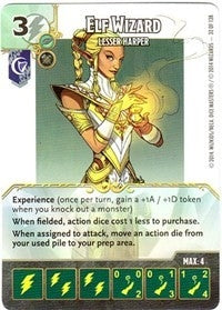 Elf Wizard - Lesser Harper (32) - Dice Masters Single
