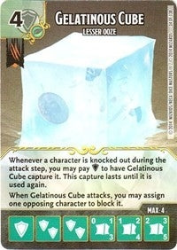 Gelatinous Cube - Lesser Ooze (34) - Dice Masters Single
