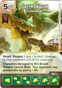Green Dragon - Lesser Dragon (35) - Dice Masters Single
