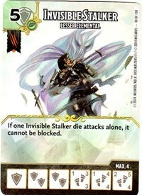 Invisible Stalker - Lesser Elemental (40) - Dice Masters Single