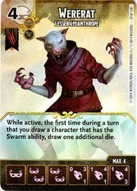 Wererat - Lesser Lycanthrope (59) - Dice Masters Single