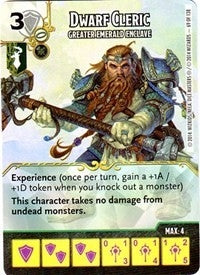 Dwarf Cleric - Greater Emerald Enclave (69) - Dice Masters Single