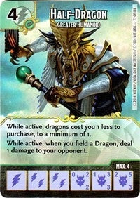 Half-Dragon - Greater Humanoid (72) - Dice Masters Single