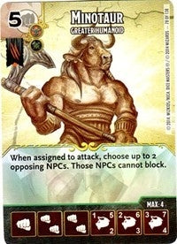 Minotaur - Greater Humanoid (78) - Dice Masters Single