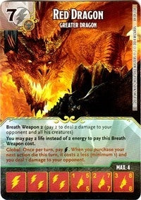 Red Dragon - Greater Dragon (84) - Dice Masters Single