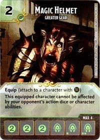Magic Helmet - Greater Gear (93) - Dice Masters Single