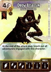 Drow Assassin - Paragon Humanoid (100) - Dice Masters Single