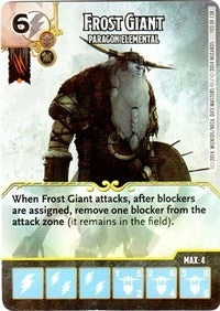 Frost Giant - Paragon Elemental (103) - Dice Masters Single