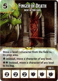 Finger of Death (133) - Dice Masters Single