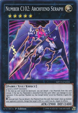 Number C102: Archfiend Seraph (15024) (MP15) - YuGiOh Single