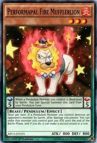 Performapal Fire Mufflerlion (15191) (MP15) - YuGiOh Single