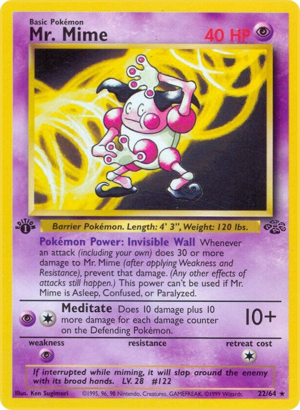 Image for Mr. Mime (22) (22/64) (Jungle) - Pokemon