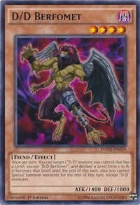 D/D Berfomet (10) (DOCS) - YuGiOh Single
