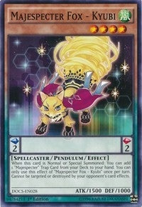 Majespecter Fox - Kyubi (28) (DOCS) - YuGiOh Single