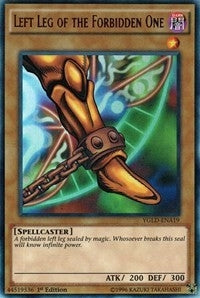 Left Leg of the Forbidden One (19) (YGLD) - YuGiOh Single