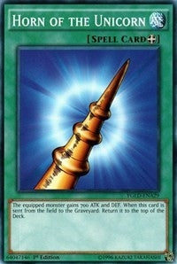Horn of the Unicorn (29) (YGLD) - YuGiOh Single