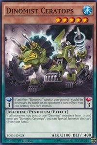 Dinomist Ceratops (28) (BOSH) - YuGiOh Single