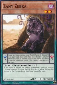 Zany Zebra (42) (BOSH) - YuGiOh Single