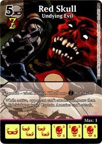 Red Skull - Undying Evil (Full Art) (144) - Dice Masters Single