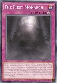 The First Monarch (1035) (SR01) - YuGiOh Single