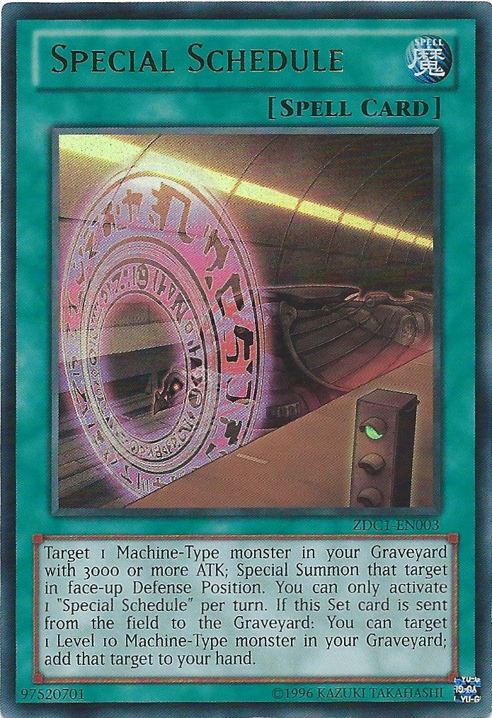 Special Schedule (1003) (ZEXEU) - YuGiOh Single