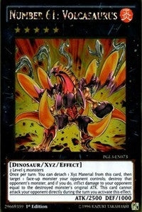 Number 61: Volcasaurus (3073) (PG3) - YuGiOh Single