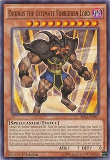 Exodius the Ultimate Forbidden Lord (1007) (MIL1) - YuGiOh Single