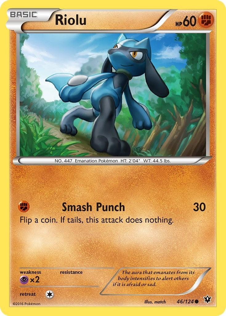 Image for Riolu (46) (46/124) (XY - Fates Collide) - Pokemon