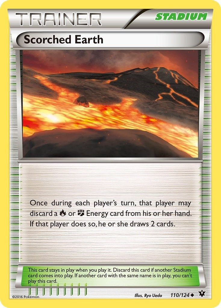 Image for Scorched Earth (110/124) (XY - Fates Collide) - Pokemon