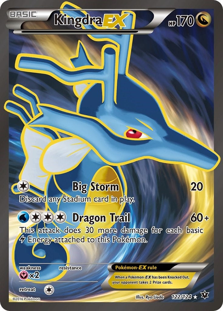 Image for Kingdra EX (Full Art) (122/124) (XY - Fates Collide) - Pokemon
