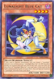 Lunalight Blue Cat (8) (SHVI) - YuGiOh Single