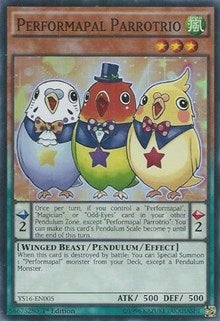 Performapal Parrotrio (16005) (YS16) - YuGiOh Single