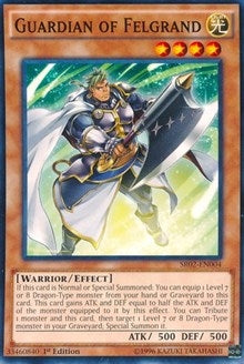Guardian of Felgrand (2004) (SR02) - YuGiOh Single