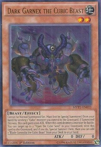 Dark Garnex the Cubic Beast (1033) (MVP1) - YuGiOh Single