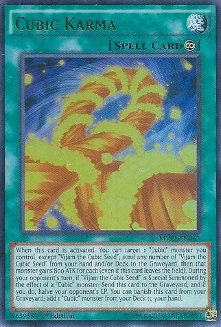 Cubic Karma (1041) (MVP1) - YuGiOh Single