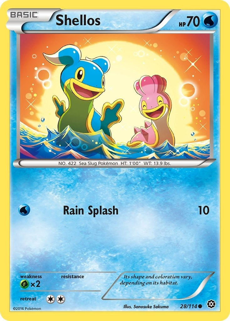 Image for Shellos (28/114) (XY - Steam Siege) - Pokemon