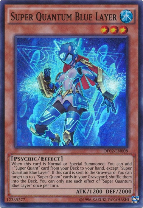 Super Quantum Blue Layer (2008) (OP02) - YuGiOh Single
