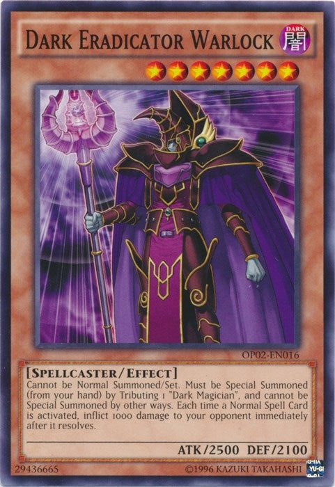 Dark Eradicator Warlock (2016) (OP02) - YuGiOh Single