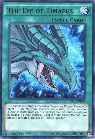 The Eye of Timaeus (3045) (DRL3) - YuGiOh Single