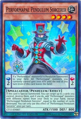 Performapal Pendulum Sorcerer (13007) (CT13) - YuGiOh Single