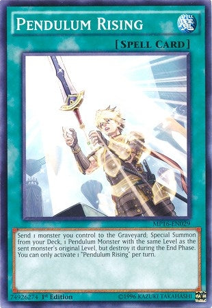 Pendulum Rising (16029) (MP16) - YuGiOh Single