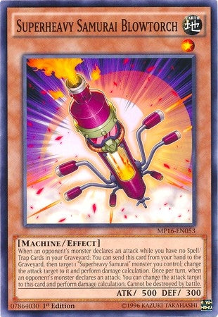 Superheavy Samurai Blowtorch (16053) (MP16) - YuGiOh Single