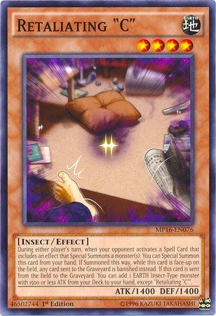 Retaliating āCā (16076) (MP16) - YuGiOh Single