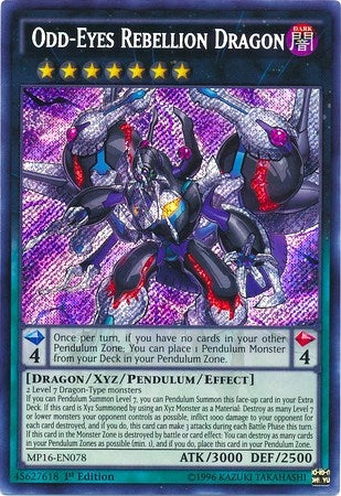 Odd-Eyes Rebellion Dragon (16078) (MP16) - YuGiOh Single