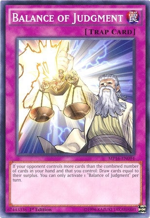 Balance of Judgment (16094) (MP16) - YuGiOh Single