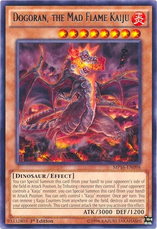 Dogoran the Mad Flame Kaiju (16098) (MP16) - YuGiOh Single