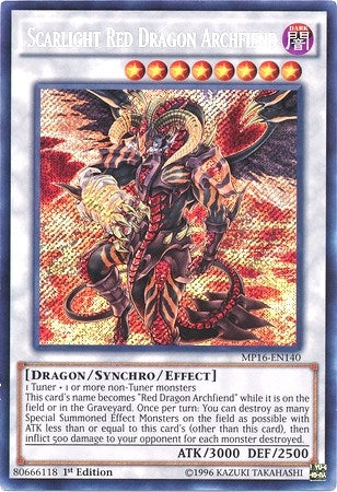 Scarlight Red Dragon Archfiend (16140) (MP16) - YuGiOh Single